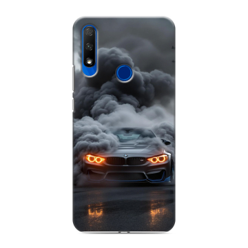 Силиконовый противоударный чехол на Huawei Honor 9X с принтом BMW БМВ