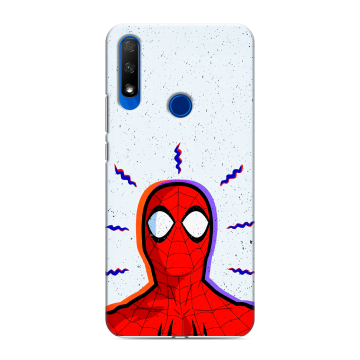 Силиконовый противоударный чехол на Huawei Honor 9X с принтом Spiderman Человек паук Силиконовый противоударный чехол на Huawei Honor 9X с принтом Spiderman Человек паук