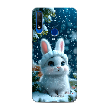 Силиконовый противоударный чехол на Huawei Honor 9X с принтом Новый год Силиконовый противоударный чехол на Huawei Honor 9X с принтом Новый год