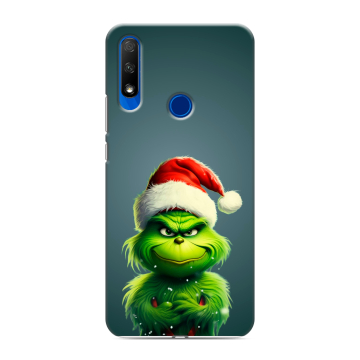 Силиконовый противоударный чехол на Huawei Honor 9X с принтом Новый год