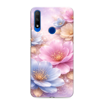 Силиконовый противоударный чехол на Huawei Honor 9X с принтом женский Силиконовый противоударный чехол на Huawei Honor 9X с принтом женский