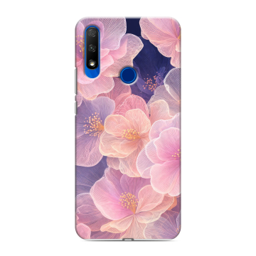 Силиконовый противоударный чехол на Huawei Honor 9X с принтом женский Силиконовый противоударный чехол на Huawei Honor 9X с принтом женский
