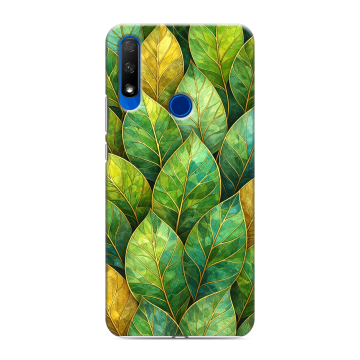 Силиконовый противоударный чехол на Huawei Honor 9X с принтом женский Силиконовый противоударный чехол на Huawei Honor 9X с принтом женский