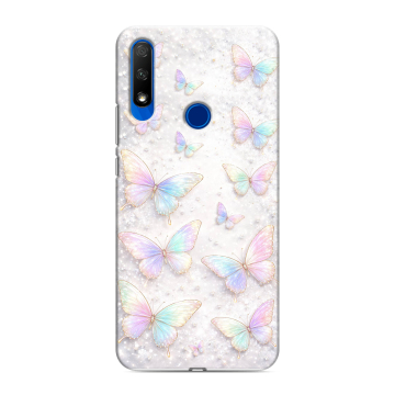 Силиконовый противоударный чехол на Huawei Honor 9X с принтом женский