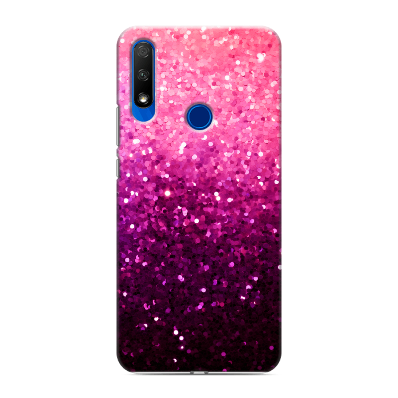 Силиконовый противоударный чехол на Huawei Honor 9X с принтом Блестки Силиконовый противоударный чехол на Huawei Honor 9X с принтом Блестки
