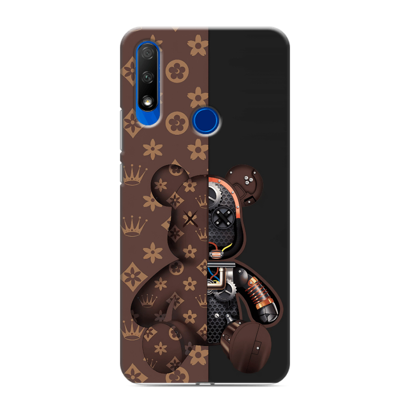 Силиконовый противоударный чехол на Huawei Honor 9X с принтом Луи робот Силиконовый противоударный чехол на Huawei Honor 9X с принтом Луи робот