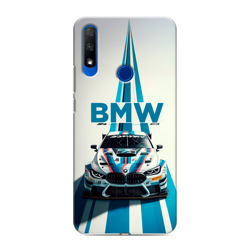 Силиконовый противоударный чехол на Huawei Honor 9X с принтом БМВ BMW Силиконовый противоударный чехол на Huawei Honor 9X с принтом БМВ BMW