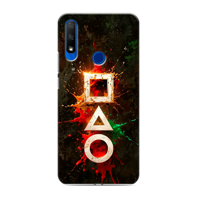 Силиконовый противоударный чехол на Huawei Honor 9X с принтом Squid Game Игра кальмара Силиконовый противоударный чехол на Huawei Honor 9X с принтом Squid Game Игра кальмара