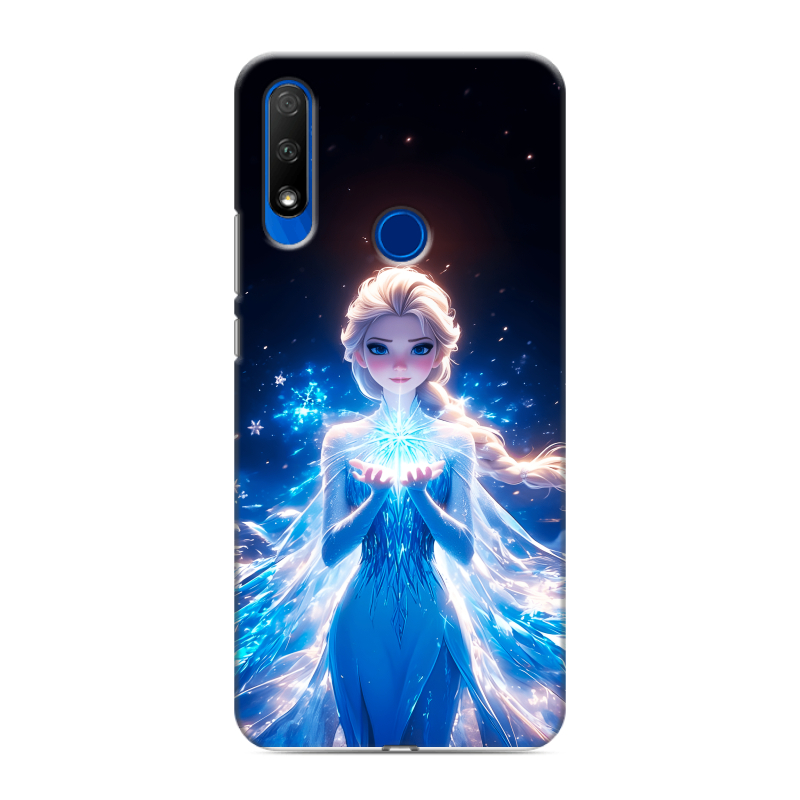 Силиконовый противоударный чехол на Huawei Honor 9X с принтом Холодное сердце Frozen Силиконовый противоударный чехол на Huawei Honor 9X с принтом Холодное сердце Frozen