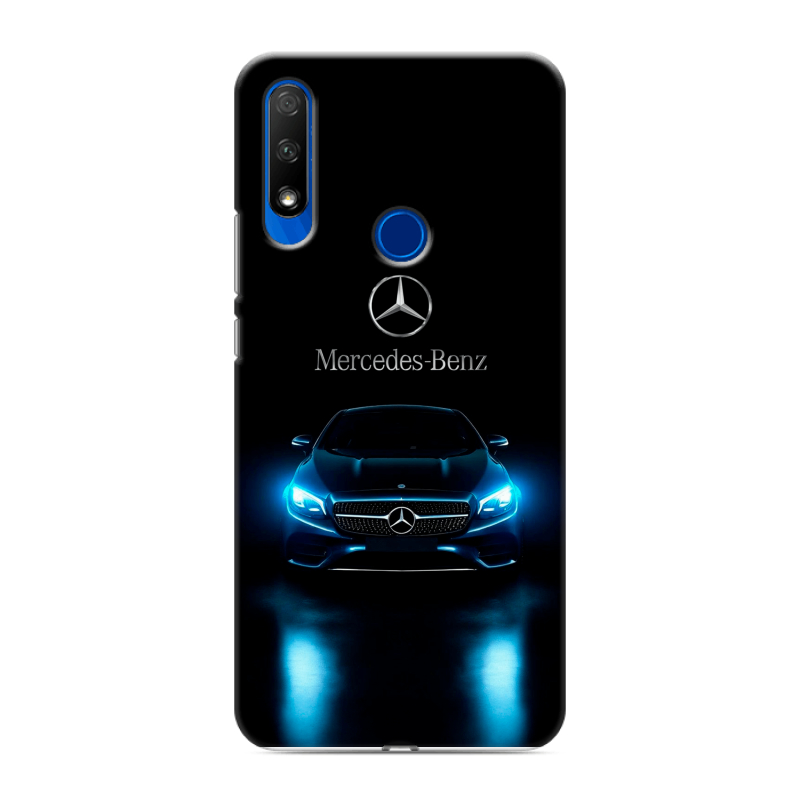 Силиконовый противоударный чехол на Huawei Honor 9X с принтом Mercedes Мерседес Силиконовый противоударный чехол на Huawei Honor 9X с принтом Mercedes Мерседес