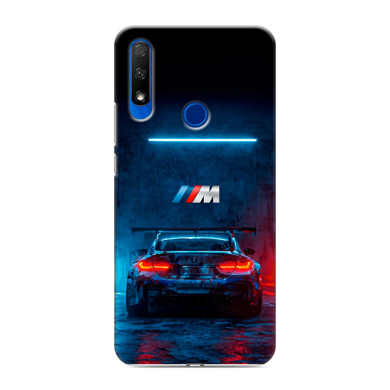 Силиконовый противоударный чехол на Huawei Honor 9X с принтом BMW БМВ Силиконовый противоударный чехол на Huawei Honor 9X с принтом BMW БМВ