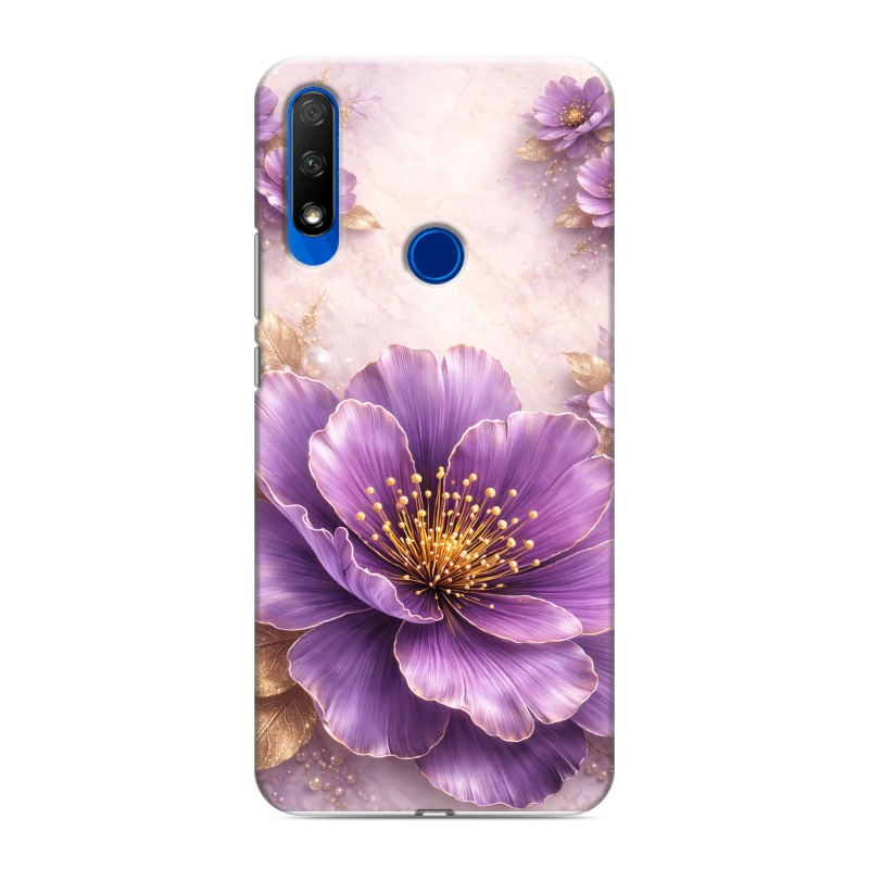 Силиконовый противоударный чехол на Huawei Honor 9X с принтом женский Силиконовый противоударный чехол на Huawei Honor 9X с принтом женский