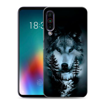 Силиконовый чехол на Meizu 16T с принтом Лесной волк Силиконовый чехол на Meizu 16T с принтом Лесной волк