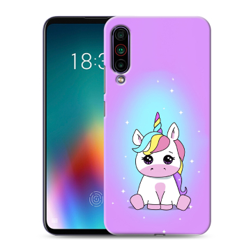 Силиконовый чехол на Meizu 16T с принтом Единорог Силиконовый чехол на Meizu 16T с принтом Единорог