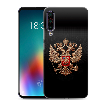 Силиконовый чехол на Meizu 16T с принтом Герб России Силиконовый чехол на Meizu 16T с принтом Герб России