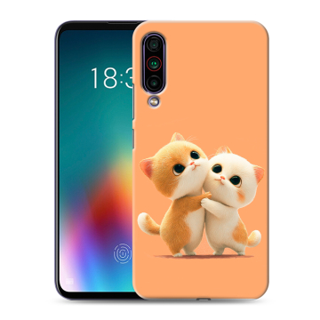 Силиконовый чехол на Meizu 16T с принтом Милые котики Силиконовый чехол на Meizu 16T с принтом Милые котики