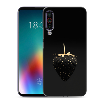 Силиконовый чехол на Meizu 16T с принтом Черная клубника Силиконовый чехол на Meizu 16T с принтом Черная клубника