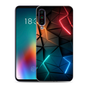 Силиконовый чехол на Meizu 16T с принтом Абстракция неон Силиконовый чехол на Meizu 16T с принтом Абстракция неон
