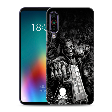 Силиконовый чехол на Meizu 16T с принтом Скелет Силиконовый чехол на Meizu 16T с принтом Скелет