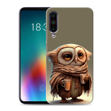 Силиконовый чехол на Meizu 16T с принтом Сова Силиконовый чехол на Meizu 16T с принтом Сова