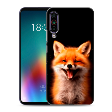 Силиконовый чехол на Meizu 16T с принтом Лиса
