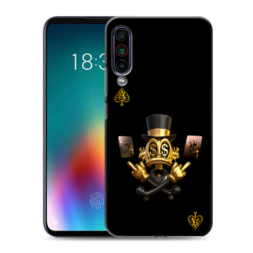 Силиконовый чехол на Meizu 16T с принтом Золотой скрудж макдак
