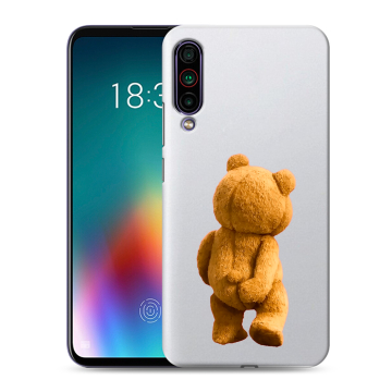 Силиконовый чехол на Meizu 16T с принтом Медведь