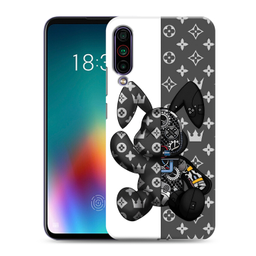 Силиконовый чехол на Meizu 16T с принтом Луи робот