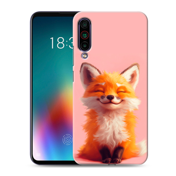 Силиконовый чехол на Meizu 16T с принтом милая лиса