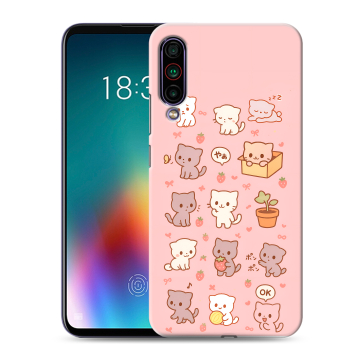 Силиконовый чехол на Meizu 16T с принтом Hello Kitty Хелоу Кити