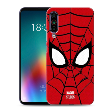 Силиконовый чехол на Meizu 16T с принтом человек паук spiderman