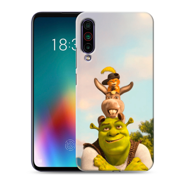 Силиконовый чехол на Meizu 16T с принтом Шрек Shrek