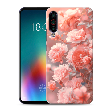 Силиконовый чехол на Meizu 16T с принтом Розы цветы