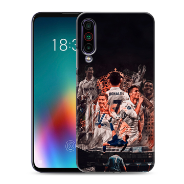 Силиконовый чехол на Meizu 16T с принтом Реал Роналдо Real Ronaldo
