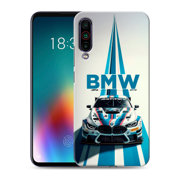Силиконовый чехол на Meizu 16T с принтом БМВ BMW