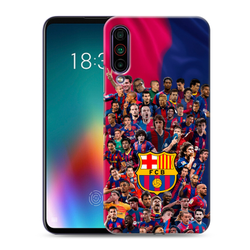 Силиконовый чехол на Meizu 16T с принтом Барселона Barcelona