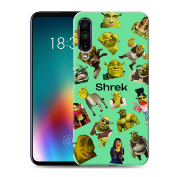 Силиконовый чехол на Meizu 16T с принтом Шрек Shrek