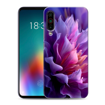 Силиконовый чехол на Meizu 16T с принтом женский цветы