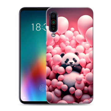 Силиконовый чехол на Meizu 16T с принтом Панда