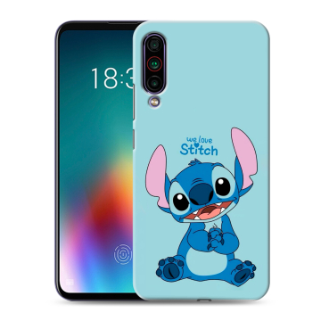 Силиконовый чехол на Meizu 16T с принтом Лило и Стич