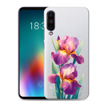Силиконовый чехол на Meizu 16T с принтом Цветы орхидеи