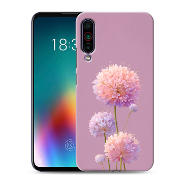 Силиконовый чехол на Meizu 16T с принтом Цветы