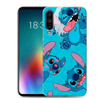 Силиконовый чехол на Meizu 16T с принтом Лило и Стич
