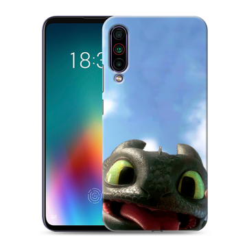 Силиконовый чехол на Meizu 16T с принтом Как приручить дракона