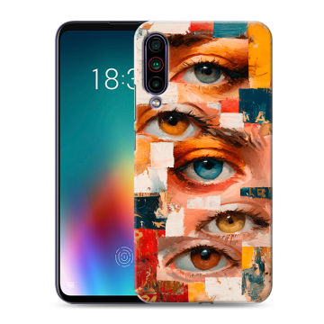 Силиконовый чехол на Meizu 16T с принтом Модный принт