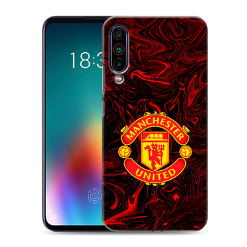 Силиконовый чехол на Meizu 16T с принтом Manchester United
