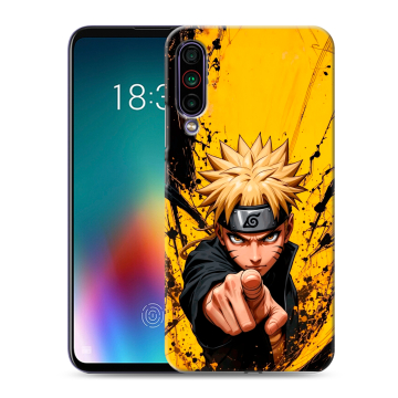 Силиконовый чехол на Meizu 16T с принтом Naruto Наруто