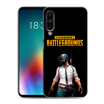 Силиконовый чехол на Meizu 16T с принтом PUGB ПАГБ
