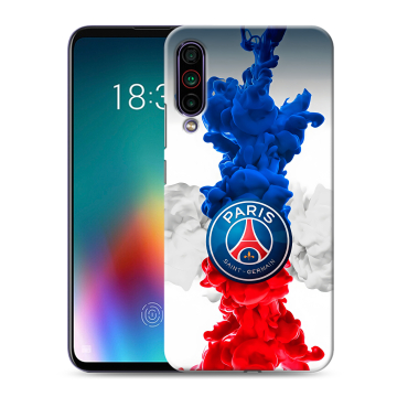 Силиконовый чехол на Meizu 16T с принтом PSG ПСЖ