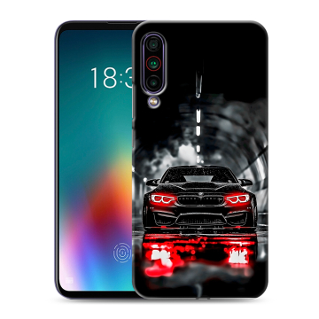 Силиконовый чехол на Meizu 16T с принтом BMW БМВ